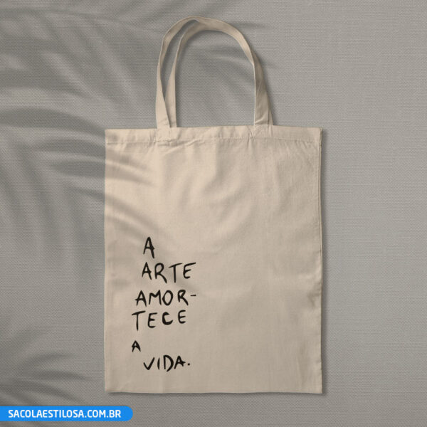 Sacola Ecobag Arte Amor Tece a Vida