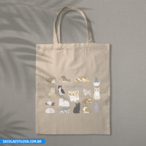 Sacola Ecobag Cat Lovers