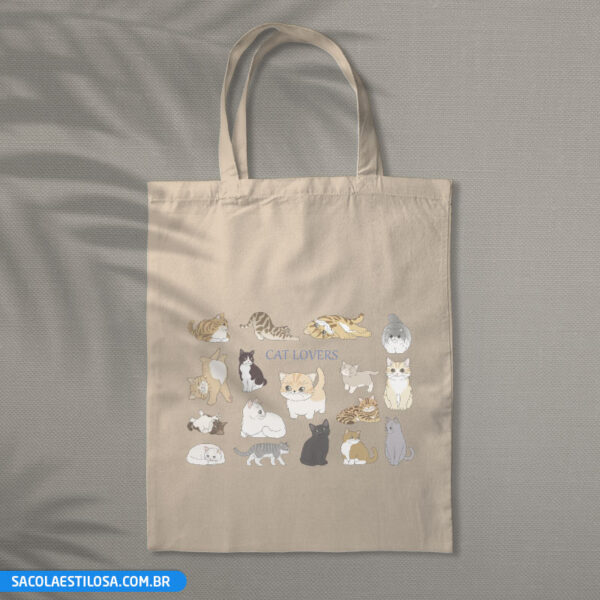 Sacola Ecobag Cat Lovers