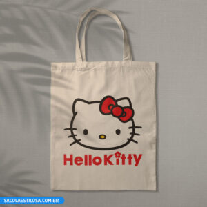 Sacola Ecobag Hello Kitty