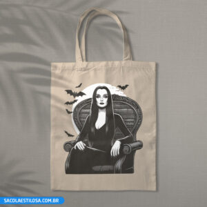 Sacola Ecobag Morticia Addams