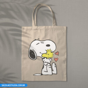 Sacola Ecobag Snoopy