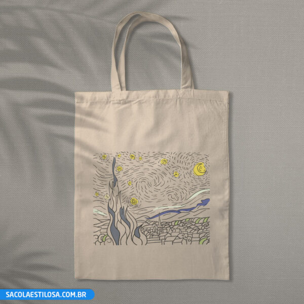 Sacola Ecobag Van Gogh A Noite Estrelada The Starry Night